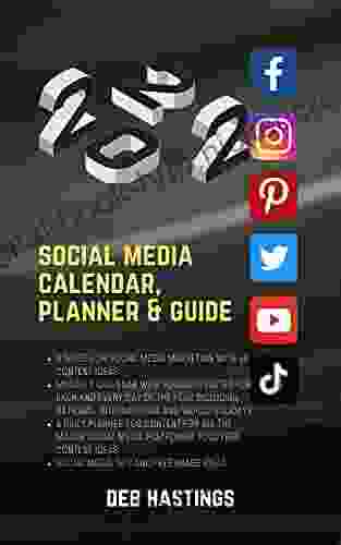 2024 Social Media Calendar Planner And Guide Workbook 8 5 X 11 Marketing