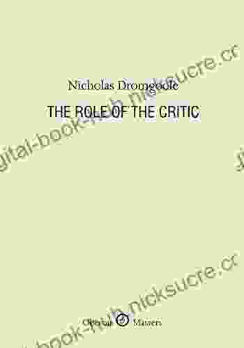 The Role Of The Critic (Oberon Masters Series)