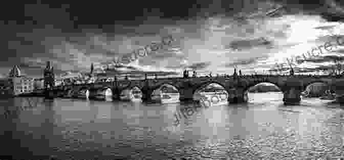 A Black And White Photograph Of Prague's Charles Bridge During The Nazi Occupation, With People Walking Across It. Under A Cruel Star: A Life In Prague 1941 1968