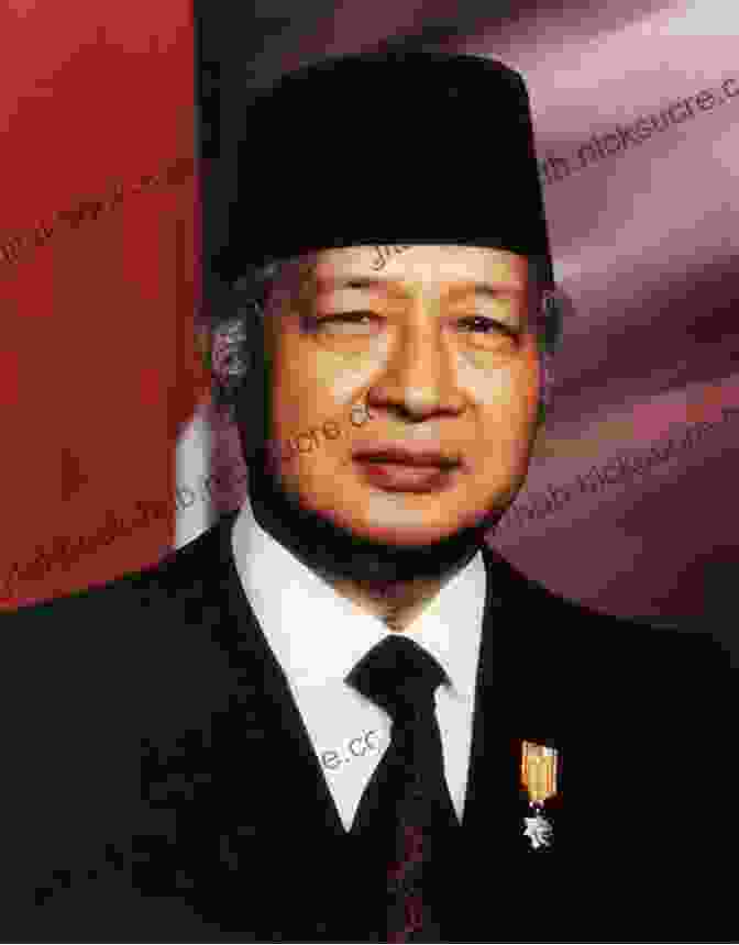 A Color Portrait Of Suharto, The Former President Of Indonesia, Wearing A Military Uniform. Figures Of Southeast Asian Modernity