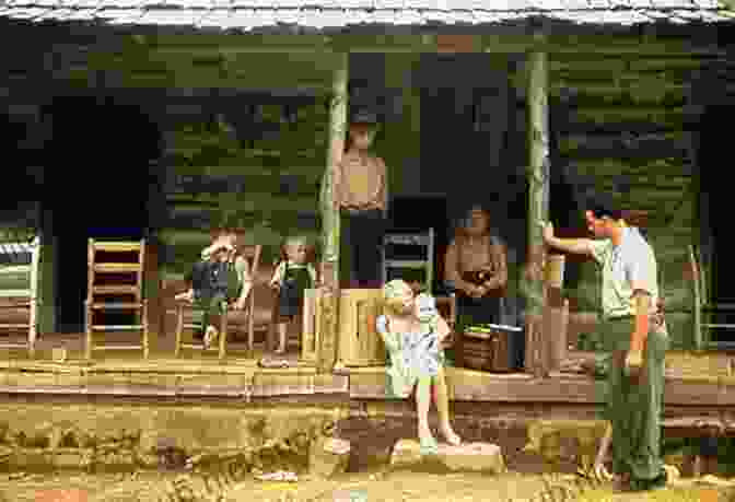 A Family Sits On Their Porch, Overlooking Their Cattle Ranch. Lazy B: Growing Up On A Cattle Ranch In The American Southwest