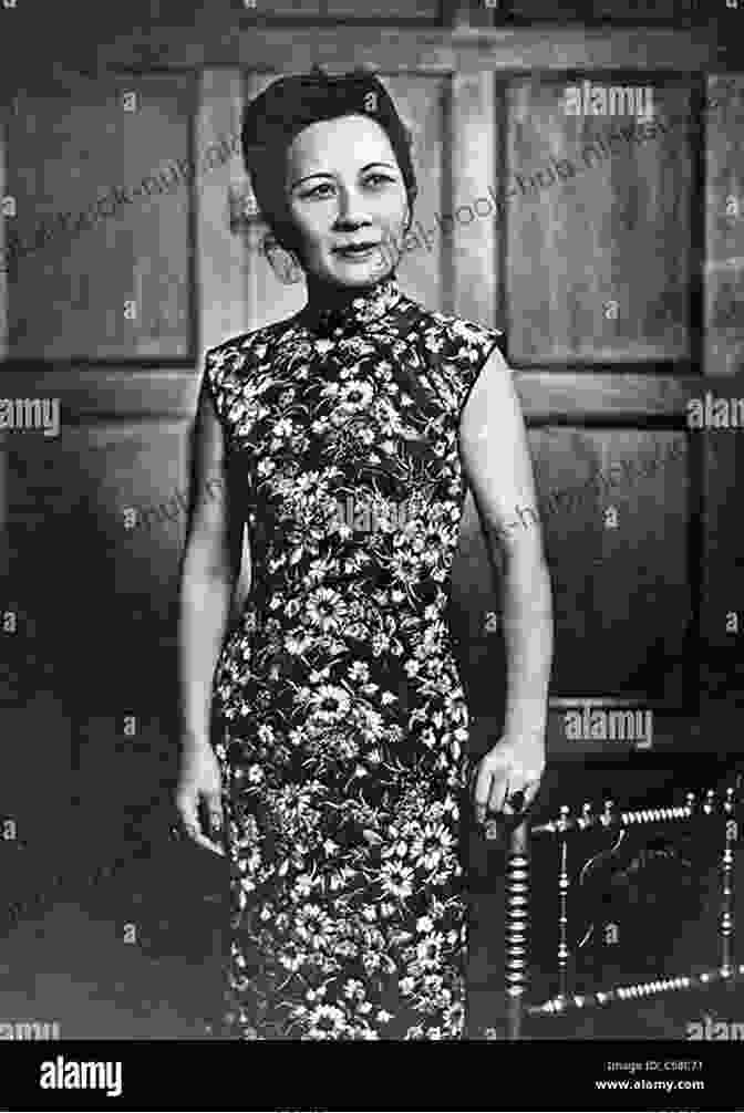 A Full Length Photograph Of Madame Chiang Kai Shek In A Qipao, A Traditional Chinese Dress, With A Flowing Cape. Madame Chiang Kai Shek: China S Eternal First Lady