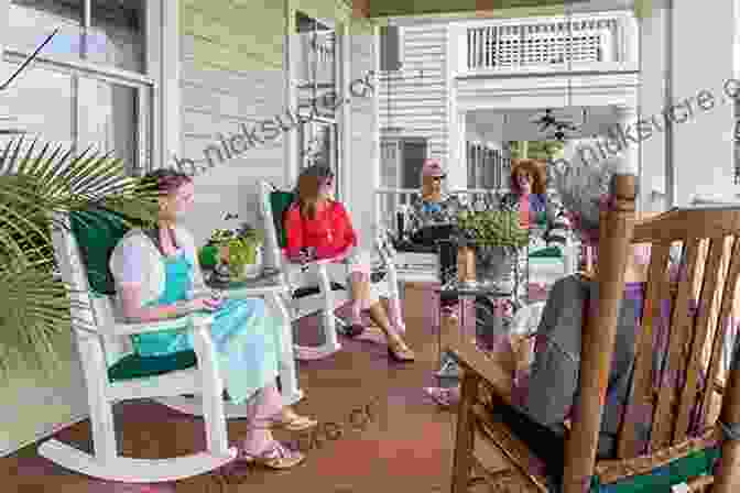 A Group Of Amish Women Sitting On A Porch, Talking And Laughing. Plain Wisdom: An Invitation Into An Amish Home And The Hearts Of Two Women