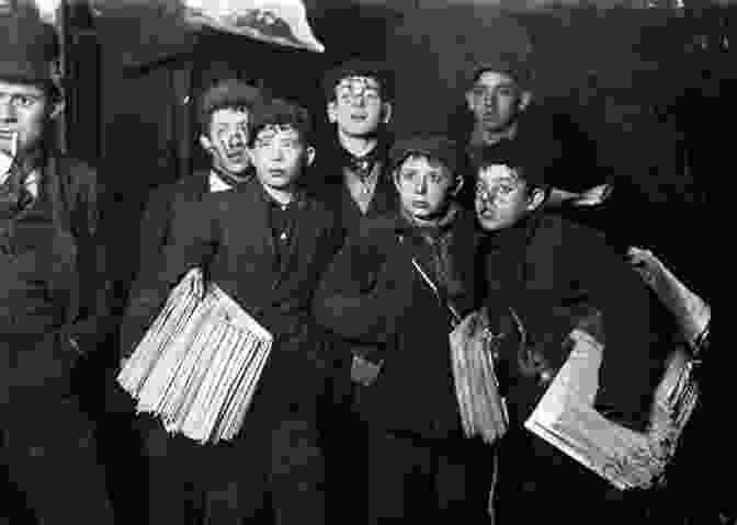 A Group Of Newsboys Selling Newspapers During The Early 20th Century. Crying The News: A History Of America S Newsboys