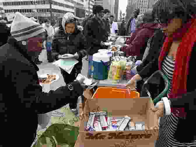 A Group Of Volunteers Distributing Food To People In Need. The Promise Of Canada: 150 Years People And Ideas That Have Shaped Our Country