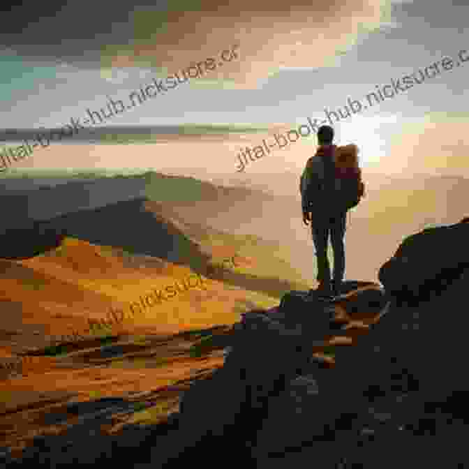 A Lone Hiker Stands On A Ridge Overlooking A Vast, Rugged Landscape. Hawks Rest: A Season In The Remote Heart Of Yellowstone