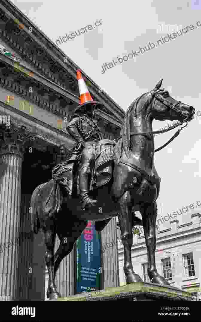 A Majestic Statue Of The Duke Of Wellington, Standing Tall And Proud, Capturing His Enduring Legacy And The Respect He Commands As One Of The Greatest Military Commanders In History. Wellington: The Iron Duke (Text Only)