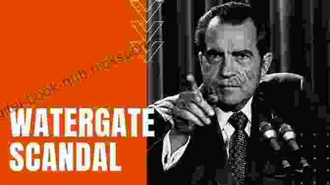 A News Broadcast Reporting On The Watergate Scandal, With A Photo Of President Nixon In The Background Stories That Changed America: Muckrakers Of The 20th Century