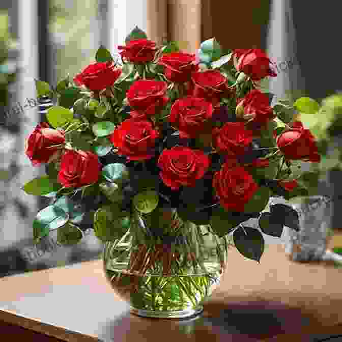 A Vibrant Bouquet Of Roses With Intricate Petals And Lush Foliage. Rose (Botanical) Catherine Horwood