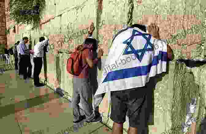 A View Of The Western Wall, The Holiest Site In Judaism, With People Praying And Placing Notes In The Cracks Between The Stones. Recollections Of Jerusalem Christopher Skaife