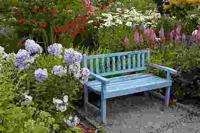 A Woman Sitting On A Wooden Bench In The Garden, Surrounded By Lush Greenery And Blooming Flowers. Garden Of The Lost And Abandoned: The Extraordinary Story Of One Ordinary Woman And The Children She Saves