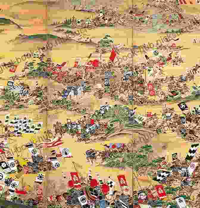 A Woodblock Print From The Toyo Illustrated Editions Depicting The Battle Of Sekigahara (1600). Famous Samurai: The Period Of Unification (TOYO Illustrated Editions)