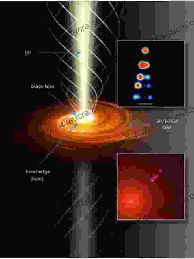 An Illustration Of A Black Hole With An Accretion Disk Surrounding It, Emitting Jets Of Matter And Radiation. Orbit: Stephen Hawking: Riddles Of Time Space