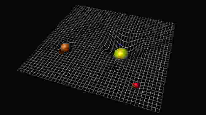 An Illustration Of Space Time, Showing The Curvature Of Space Time Around A Massive Object, Such As A Black Hole. Orbit: Stephen Hawking: Riddles Of Time Space