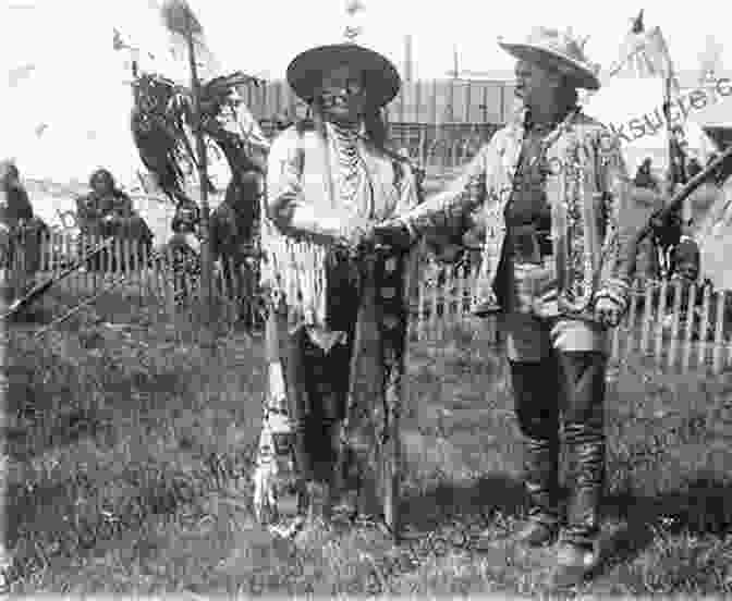 An Old Photograph Of A Cowboy And A Native American Shaking Hands PEOPLE FROM THE OLD WEST THE OLD WEST TRAVEL GUIDE