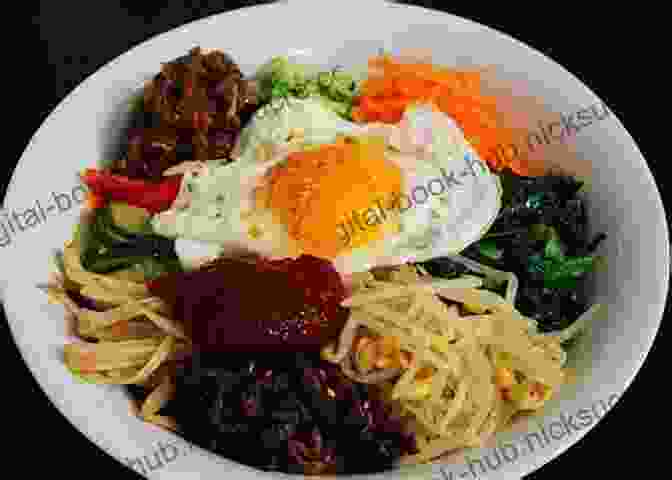 Bibimbap, A Mixed Rice Dish With Vegetables, Meat, And A Fried Egg Probably True Stories: Korea As It May Or May Not Be