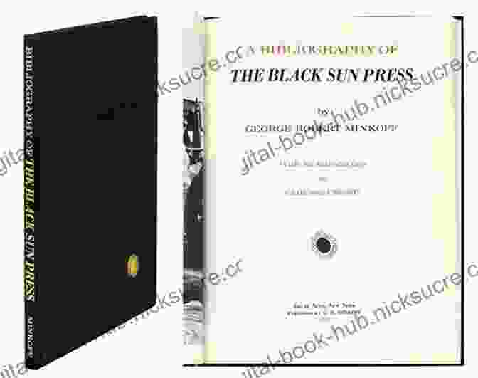 Book Cover Of A Black Sun Press Publication Black Sun: The Brief Transit And Violent Eclipse Of Harry Crosby (New York Review Classics)