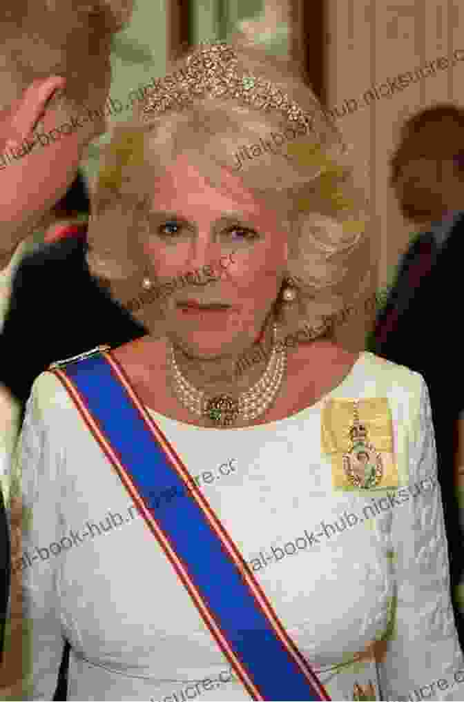 Camilla Parker Bowles, Duchess Of Cornwall, Smiling And Looking Elegant In A Blue Dress. The Duchess: Camilla Parker Bowles And The Love Affair That Rocked The Crown