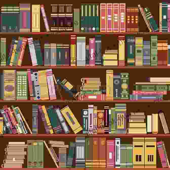 Illustration Of A Bookshelf Filled With Economic Texts, Highlighting The Enduring Influence Of 'The Wealth Of Nations.' The Wealth Of Nations Illustrated