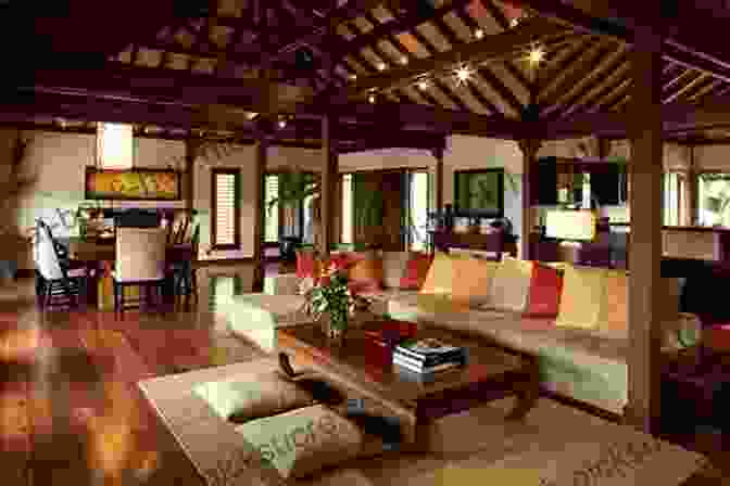 Interior View Of The Living Room In Colin McPhee's House In Bali, Showcasing The Blend Of Traditional Balinese Architecture And Modern Design. House In Bali Colin McPhee