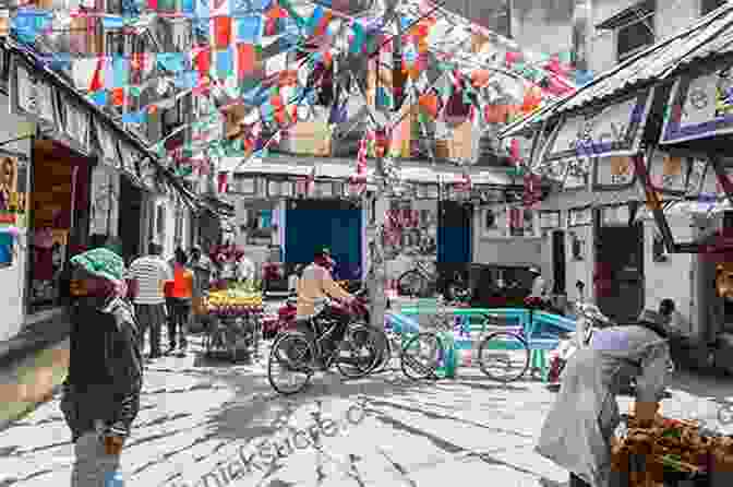 Narrow Streets And Ornate Buildings Of Stone Town, Zanzibar, With A Group Of People Walking Past. My Reminiscences Of East Africa: The German East Africa Campaign In World War One A General S Memoir