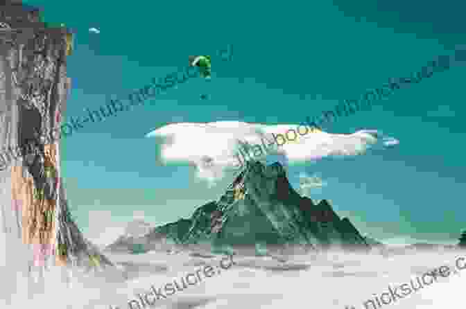 Person Parachuting Over A Beautiful Mountain Lake, Surrounded By Mountains Forever Young: A Life Of Adventure In Air And Space